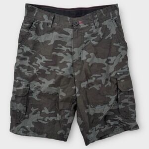 Hawaii Tapa Board Shorts Mens 30 Hybrid Camo Swim Trunks Cargo Surf